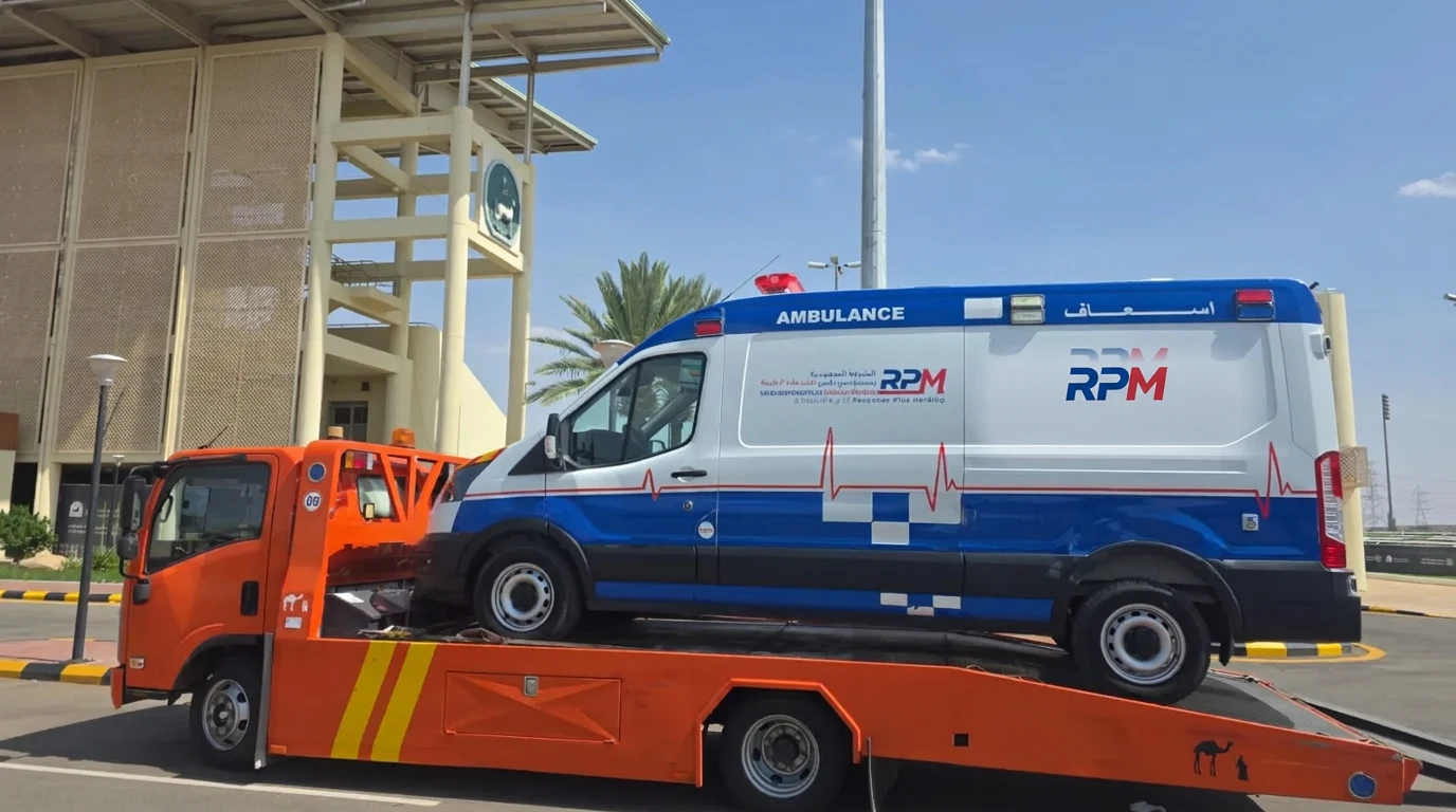 سطحة نقل سيارات إسعاف ومركبات خاصة داخل مكة